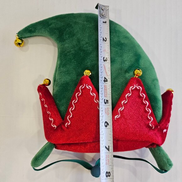 Set Of Two Merry and Bright Holiday Elf Pet Hats Large/Extra Large Sizes - Picture 7 of 9